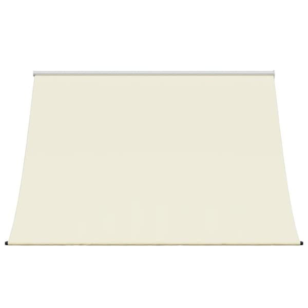 vidaXL markise 200x150 cm sammenrullelig stof og stål cremefarvet