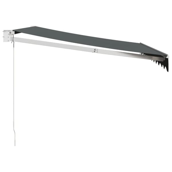Markis infällbar antracit 3,5x2,5 m tyg&aluminium