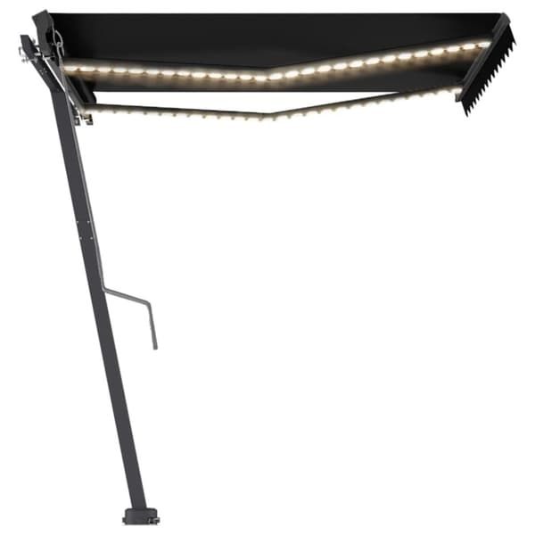 Sisäänkelattava markiisi LED/tuulisensori 350x250cm antrasiitti