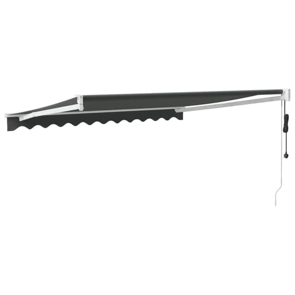 Automatisk infällbar markis antracit 3,5x2,5 m