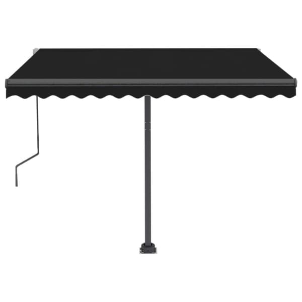 Sisäänkelattava markiisi LED/tuulisensori 300x250cm antrasiitti