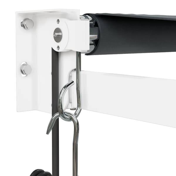 Automatisk infällbar markis antracit 4x3 m