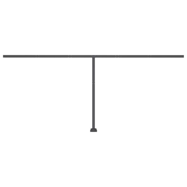 Markis manuellt infällbar 500x350 cm gräddvit