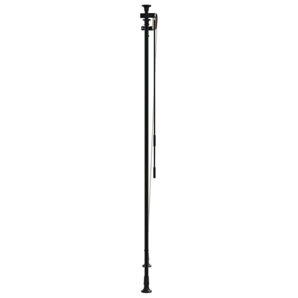vidaXL udendørs rullegardin 100x270 cm stof og stål gul og hvid
