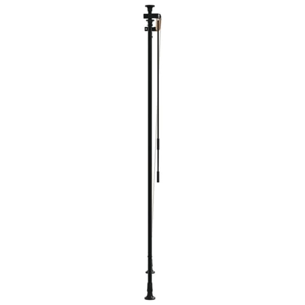 vidaXL Utendørs rullegardin oransje og hvit 100x270 cm stoff og stål