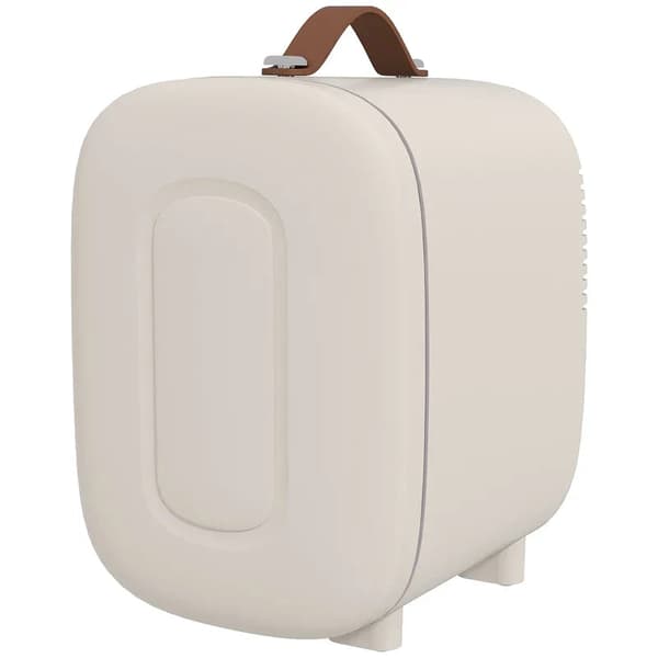 Rootz køkkenmaskiner - Bærbar adapter - Skønhedskøleskab - 4 L Kapacitet - Bakke - Cremehvid - 20,3 X 26,3 X 28 Cm