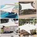 Miniatyrbillede 7 af 8: Rootz Premium Outdoor Solsejl - Skyggesejl - UV-beskyttelsessejl - Vandtæt - Holdbar - Nem installation - 5m x 7m