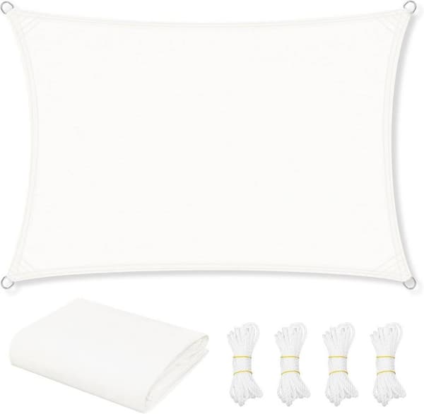 Rootz Premium Outdoor -aurinkovarjostin - UV-suojavarjostin - Vedenpitävä katos - UV-esto, repeämisenkestävä, helppo asennus - 4m x 5m