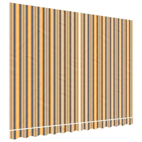 vidaXL markisedug 3,5x2,5 m stribet flerfarvet