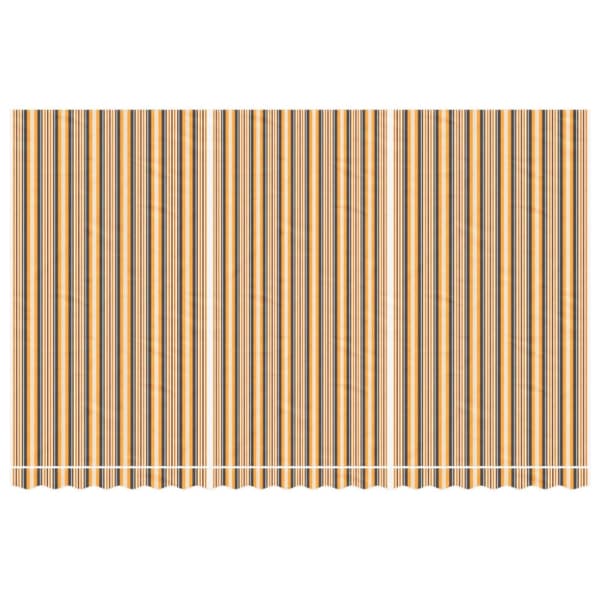vidaXL Erstatningsduk for markise flerfarget stripe 5x3 m