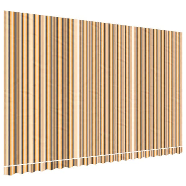 vidaXL Erstatningsduk for markise flerfarget stripe 5x3 m