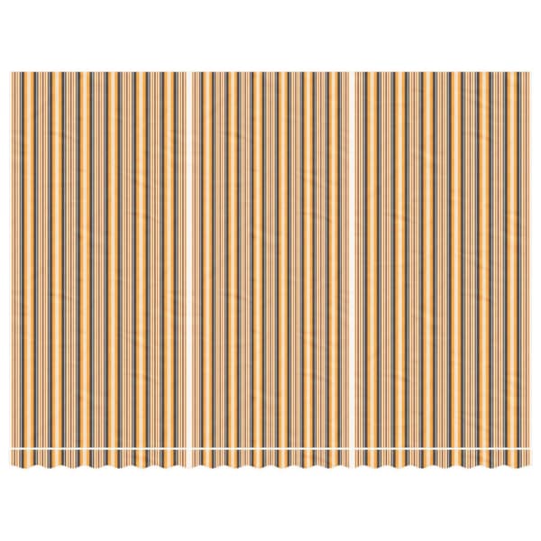 vidaXL Erstatningsduk for markise flerfarget stripe 5x3,5 m