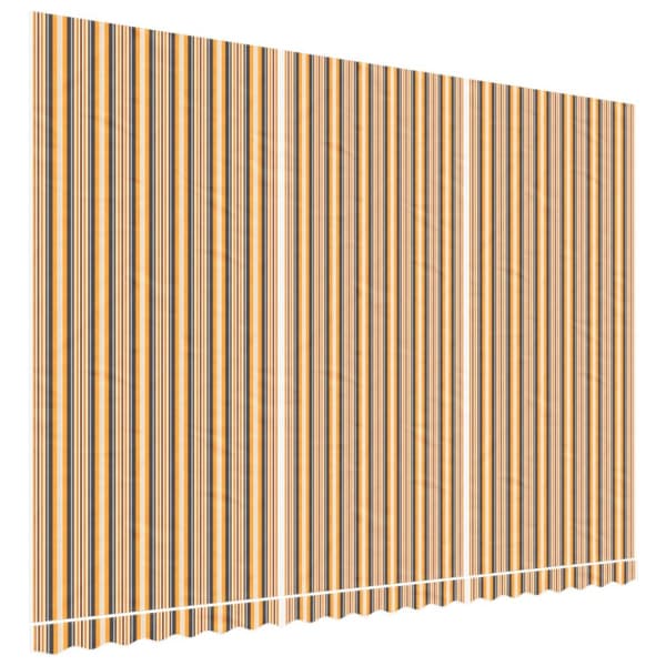 vidaXL Erstatningsduk for markise flerfarget stripe 5x3,5 m