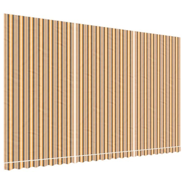 vidaXL Erstatningsduk for markise flerfarget stripe 6x3,5 m