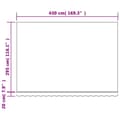 Miniatyrbillede 7 af 7: vidaXL markisedug 4,5x3 m stribet flerfarvet