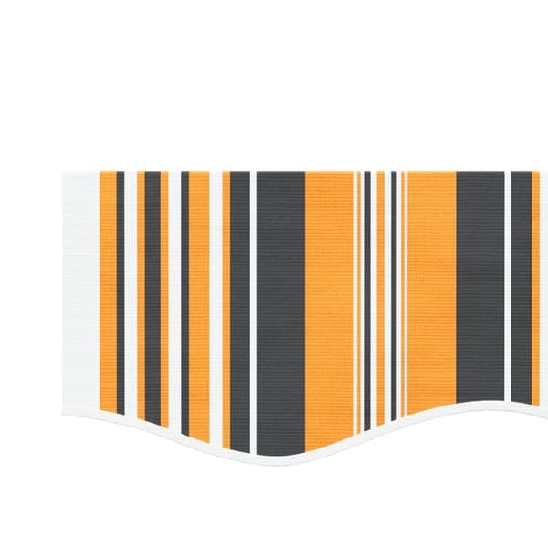 vidaXL Erstatningsduk for markise flerfarget stripe 4,5x3 m