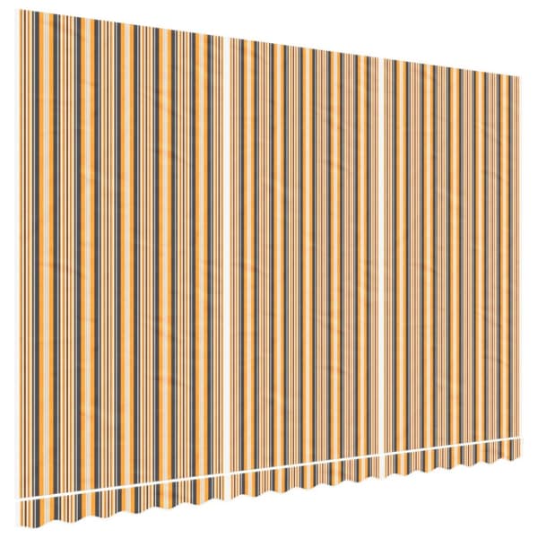 vidaXL Erstatningsduk for markise flerfarget stripe 4,5x3 m