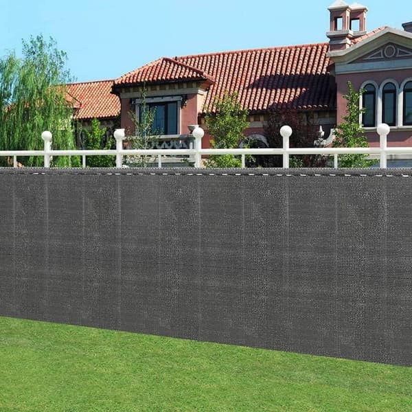Rootz HDPE Knit Privacy Fence Screen - Skyggeskærm - Udendørs barriere - UV-beskyttelse - Rivebestandig - Vind- og støvblok - Flere størrelser (1m-2m