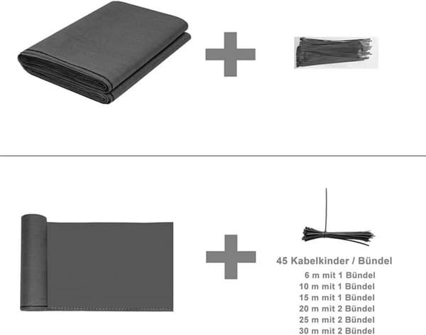 Rootz HDPE Knit Privacy Fence Screen - Suojanäyttö - Ulkosuoja - UV- ja repeytymiskestävä - Parantaa yksityisyyttä - Helppo asennus - Useita kokoja (1