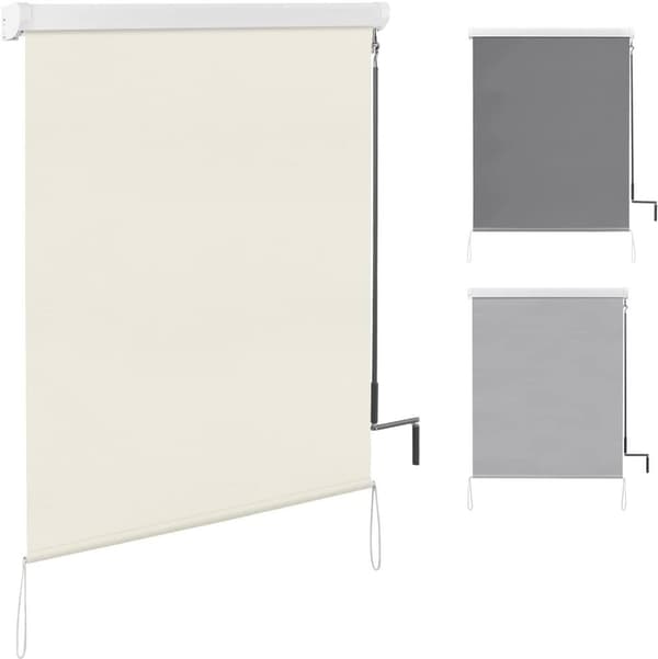 Rootz Vertikal Markis - Utomhusskydd - Uteplatsöverdrag - Slitstark polyester, UV-skydd, Vattenavvisande - Enkel handvev - 100cm x 140cm