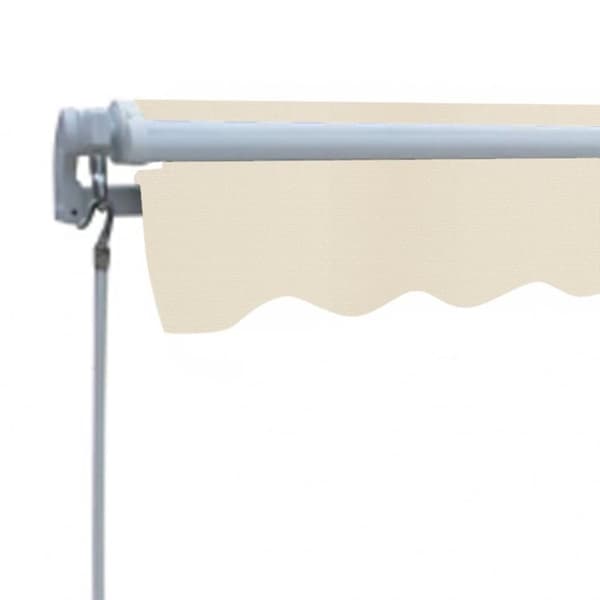 vidaXL Markis manuellt infällbar 300 cm gräddvit -  Markiser