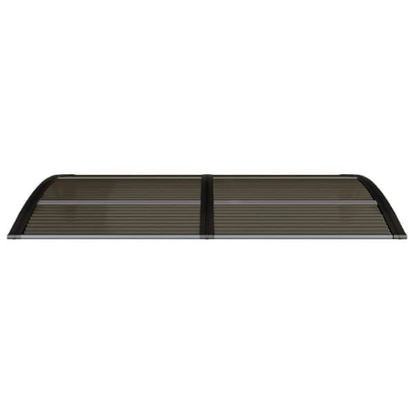 vidaXL dørbaldakin 150x75 cm polycarbonat sort - Markiser