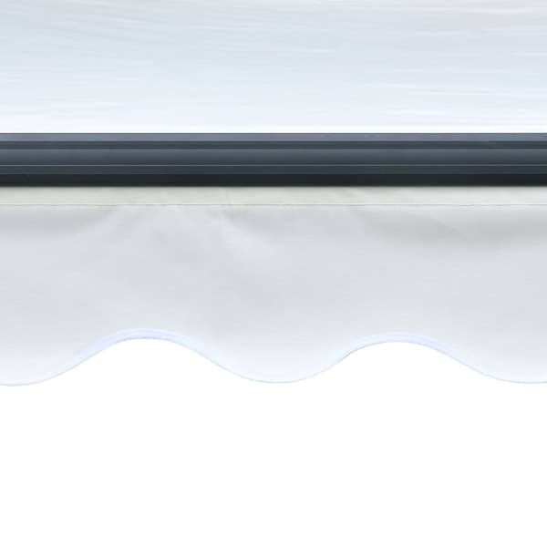 vidaXL Käsin sisäänkelattava markiisi LEDillä 600x300 cm kerma - Markiisit