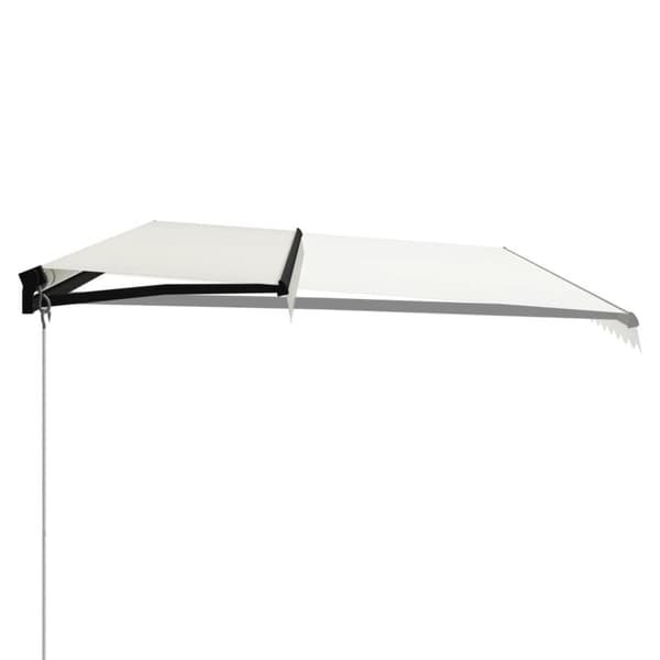 vidaXL Manuaalisesti sisäänkelattava markiisi 600x300 cm kerma -  Markiisit