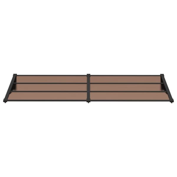 vidaXL Ovikatos musta 239x90 cm polykarbonaatti -  Markiisit