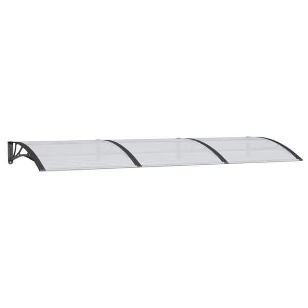 vidaXL Entrétak svart 300x100 cm polykarbonat -  Markiser