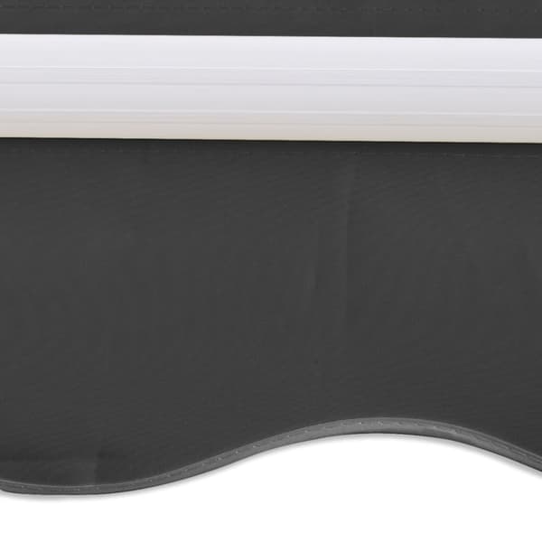 vidaXL Markis manuellt infällbar 300 cm antracit - Markiser