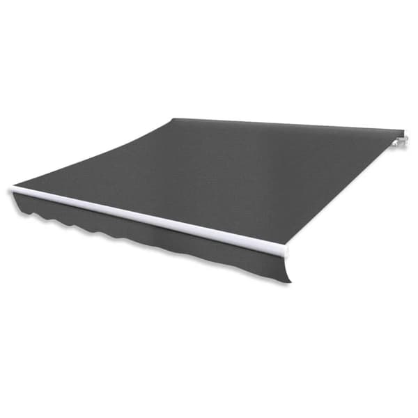 vidaXL Markis manuellt infällbar 300 cm antracit -  Markiser