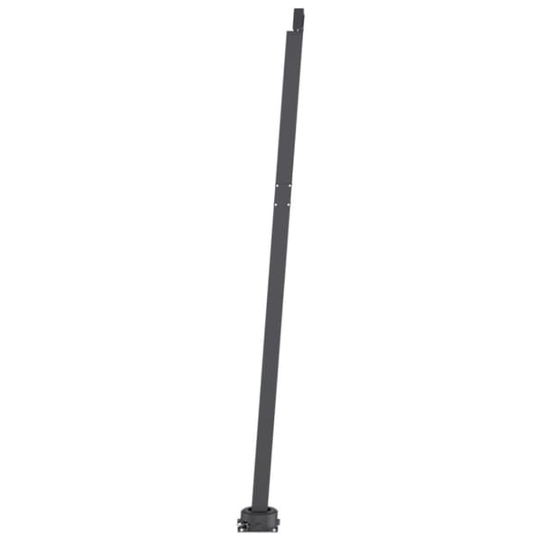 vidaXL Vapaasti seisova sisäänkelattava markiisi 350x250cm kelt./valk. - Markiisit