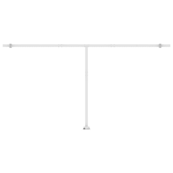 vidaXL Fristående markis manuellt infällbar 600x300 cm orange/brun - Markiser