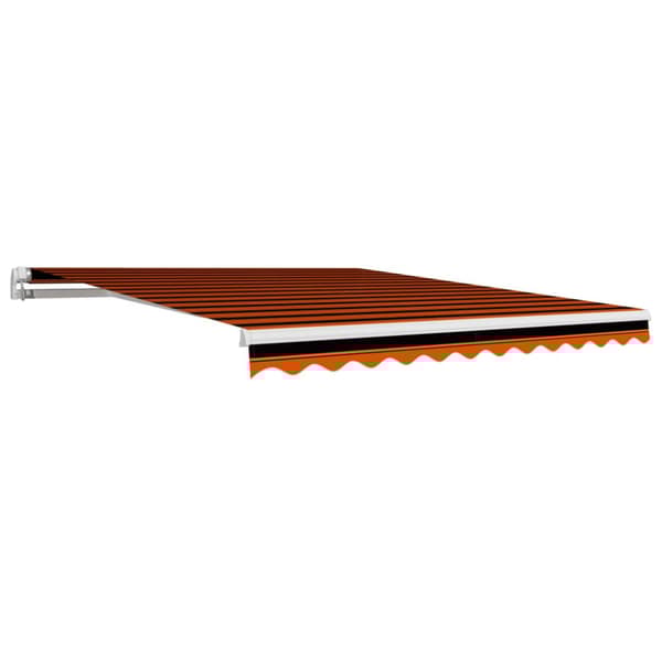 vidaXL Markiisikangas oranssi ja ruskea 350x250 cm - Markiisit
