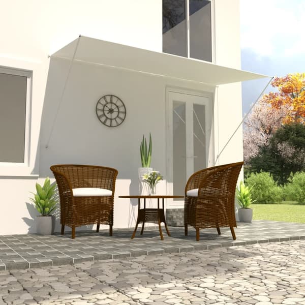 vidaXL Markis 300x150 cm gräddvit - Markiser