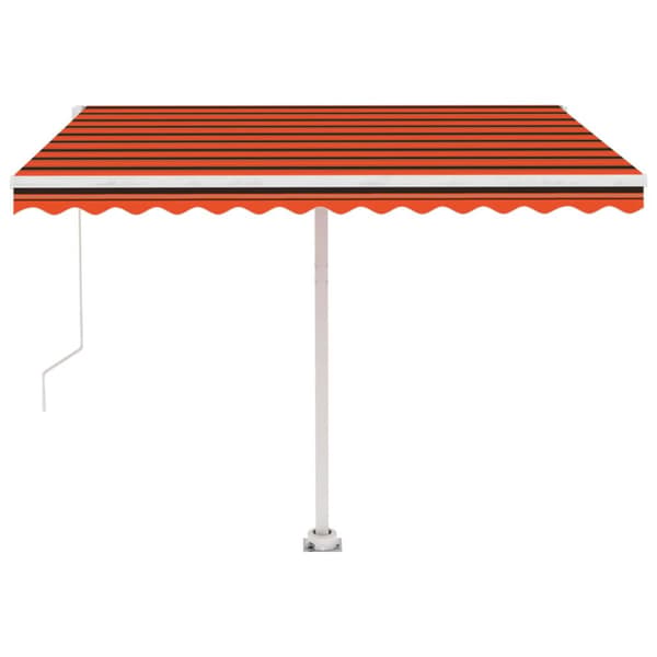 vidaXL fritstående markise 300x250 cm manuel betjening cremefarvet -  Markiser