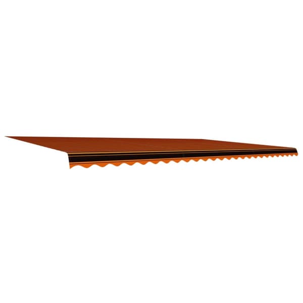vidaXL Markiisikangas oranssi ja ruskea 600x300 cm - Markiisit
