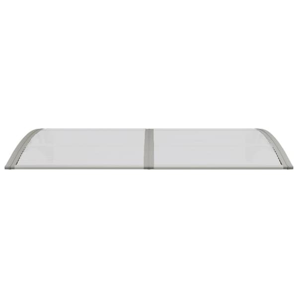 vidaXL dørbaldakin 150x75 cm polycarbonat grå -  Markiser