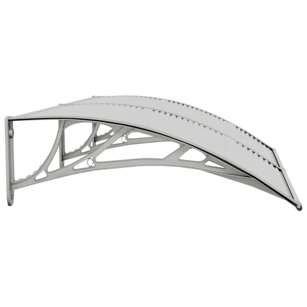 vidaXL dørbaldakin 150x75 cm polycarbonat grå -  Markiser