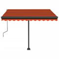 Pikkukuva 7 / 11: vidaXL Vapaasti seisova kelattava markiisi 300x250 cm oranssiruskea -  Markiisit