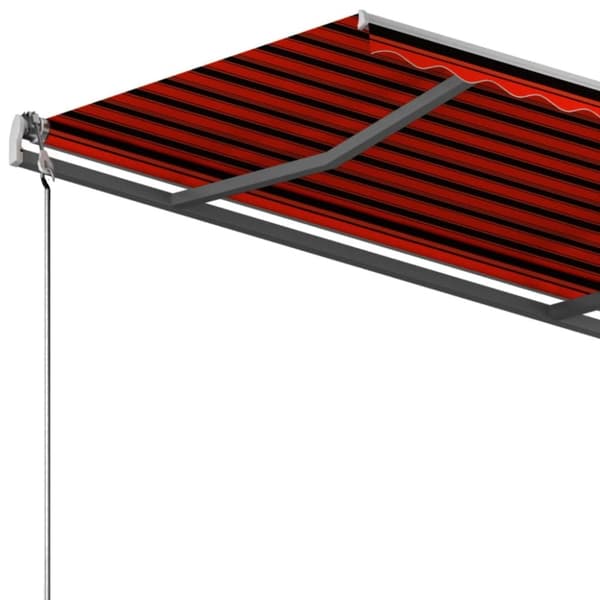 vidaXL Vapaasti seisova kelattava markiisi 300x250 cm oranssiruskea - Markiisit