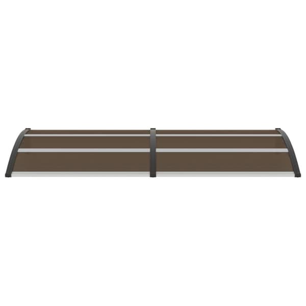 vidaXL dørbaldakin 240x100 cm polycarbonat sort -  Markiser