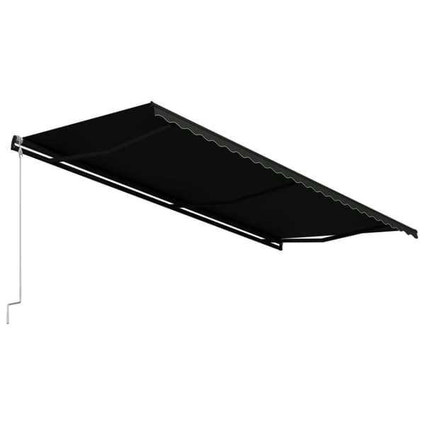 vidaXL Automaattisesti sisäänkelattava markiisi 600x300 cm antrasiitti -  Markiisit