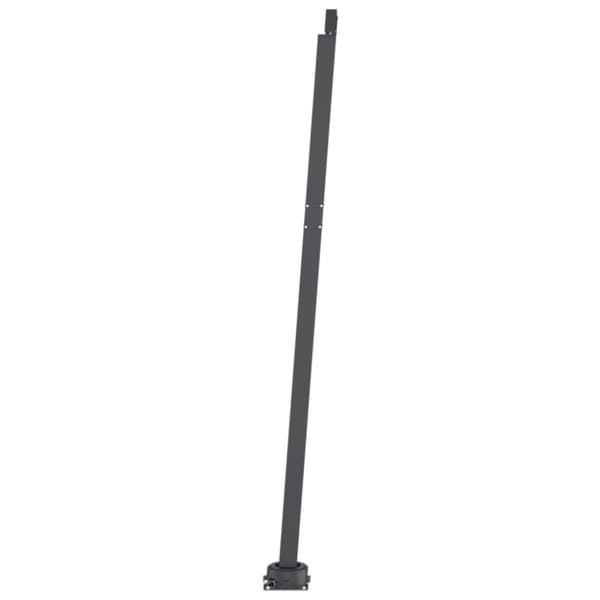 vidaXL Sisäänkelattava markiisi LEDillä 350x250cm keltavalkoinen - Markiisit