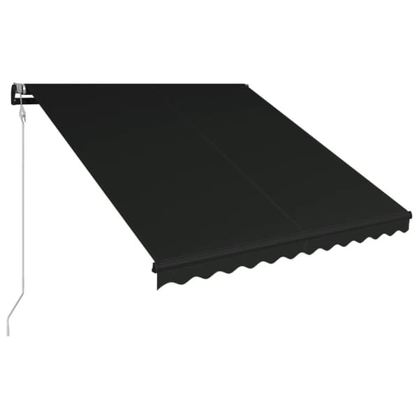 vidaXL Automaattisesti sisäänkelattava markiisi 300x250 cm antrasiitti -  Markiisit