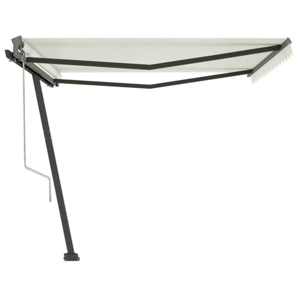 vidaXL Fristående markis automatisk 400x300 cm gräddvit - Markiser