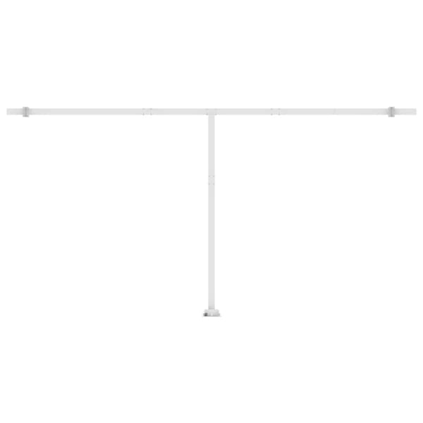 vidaXL Sisäänkelattava markiisi LED/tuulisensori 600x350cm antrasiitti - Markiisit