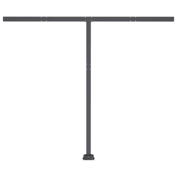 vidaXL Fristående markis automatiskt infällbar 350x250 cm orange/brun - Markiser