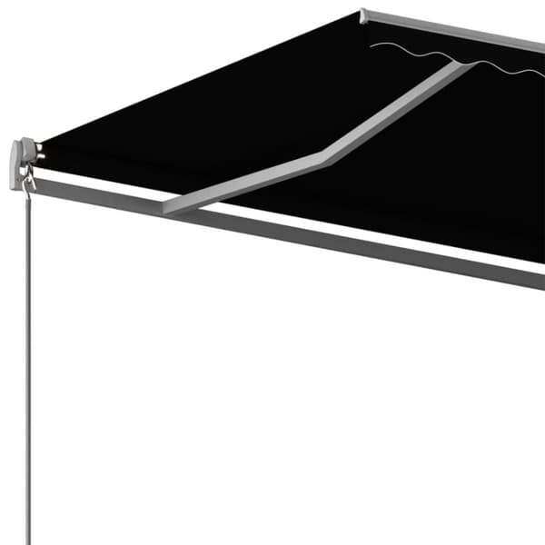 vidaXL Vapaasti seisova sisäänkelattava markiisi 400x350cm antrasiitti -  Markiisit